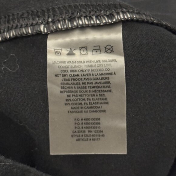 Tna Cotton Leggings | Black | Size Small - Picture 6 of 6